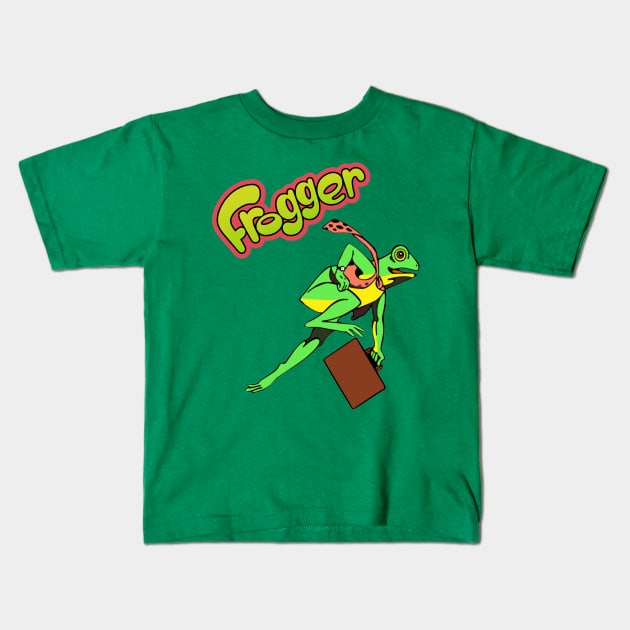 Frogger Shirt Kids T-Shirt by RoswellWitness